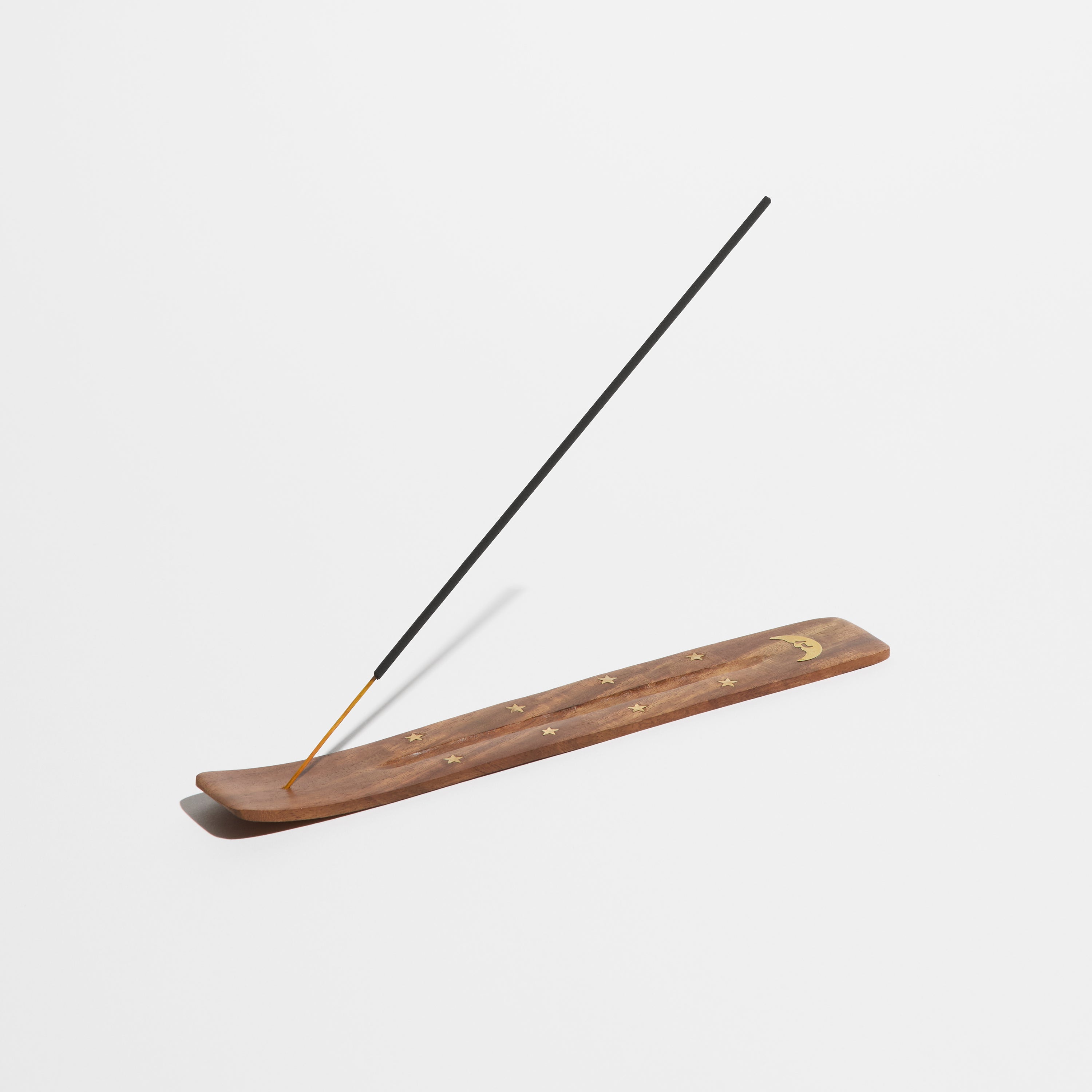 Product image of Brass Inlay Wood Incense Holder